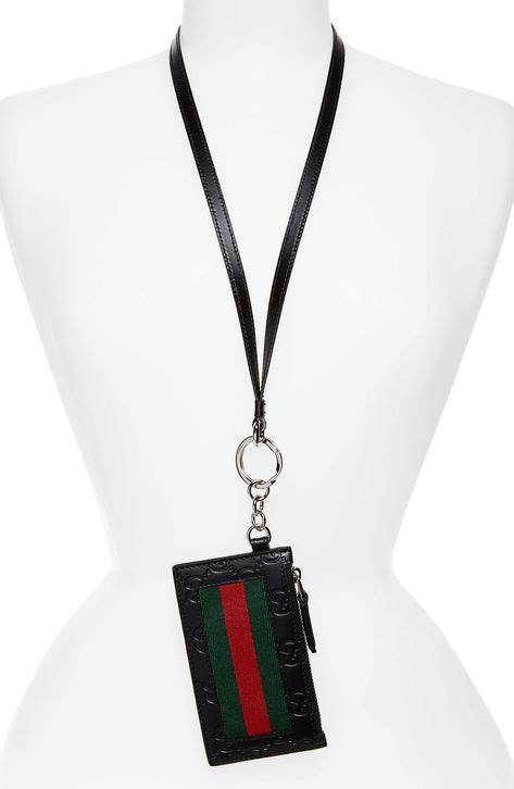 gucci lanyard men's|gucci leather suitcase.